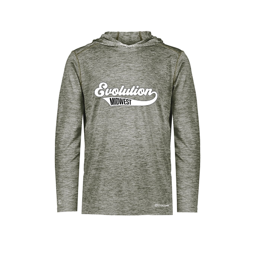 [FOLHCGGY-YS-LOGO2] Decker Youth Charge Hoodie (Youth S, Gray, Logo 2)