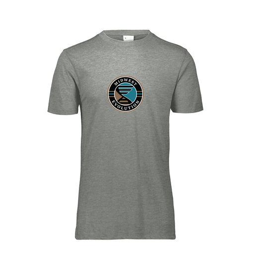 [FTSCUBGY-AS-LOGO3] Decker Men's Tri-Blend T-Shirt - Short Sleeve (Adult S, Gray, Logo 3)