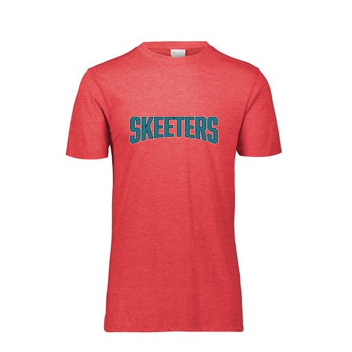 [FTSCUBRD-YS-LOGO1] Decker Youth Tri-Blend T-Shirt - Short Sleeve (Youth S, Red, Logo 1)