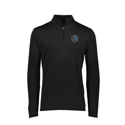 [2787.080.XS-LOGO3] Ladies Dri Fit 1/4 Zip Shirt (Female Adult XS, Black, Logo 3)