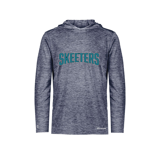 [FOLHCGNV-AS-LOGO1] Decker Men's Charge Hoodie (Adult S, Navy, Logo 1)