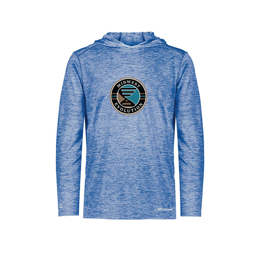 [FOLHCGRY-YS-LOGO3] Decker Youth Charge Hoodie (Youth S, Royal, Logo 3)