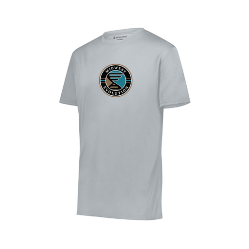 [222818.099.S-LOGO3] Men's Movement Dri Fit Shirt (Adult S, Silver, Logo 3)