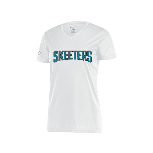 [222820.005.S-LOGO1] Ladies Movement Dri Fit Shirt (Female Adult S, White, Logo 1)