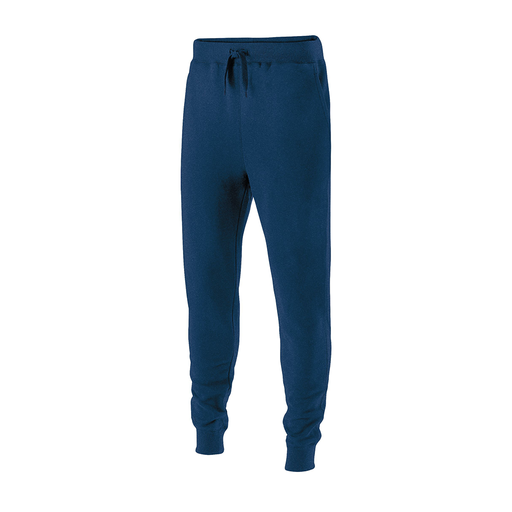 [229548.065.XS-LOGO4] Men's 60/40 Fleece Jogger (Adult XS, Navy, Logo 4)